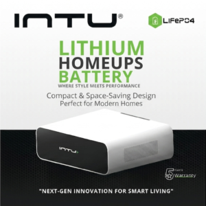 INTU Lithium Battery smart inverter backup system with lithium technology and wall mount design