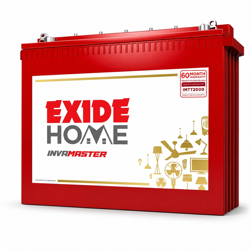 Exide IMTT2000 200Ah Tall Tubular Inverter Battery 12V